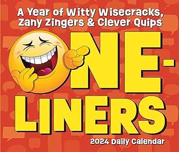 Willow Creek Press One-Liners Daily 2024 Box/Desk Calendar (5.86" x 4.72")
