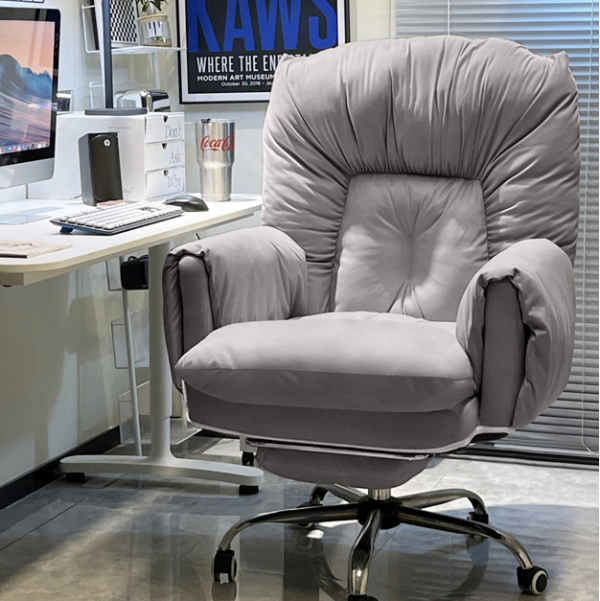 Designer Office Chair Luxury Back Cushion Fluffy