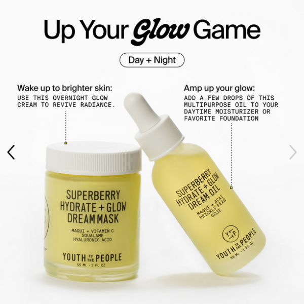 Superberry Hydrate + Glow Dream Oil with Squalane and Antioxidants