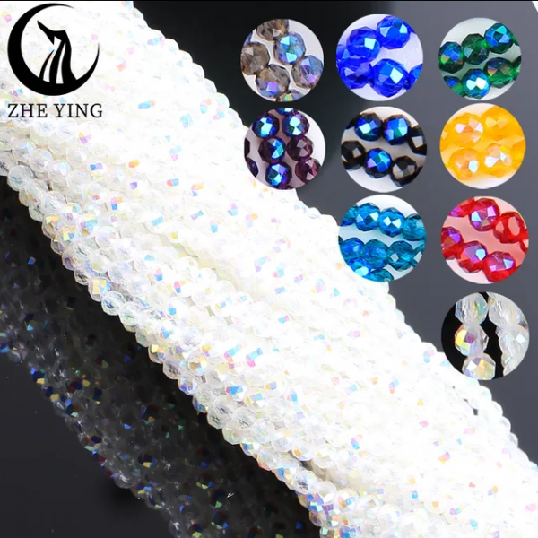 Crystal Glass Beads for Jewelry Making