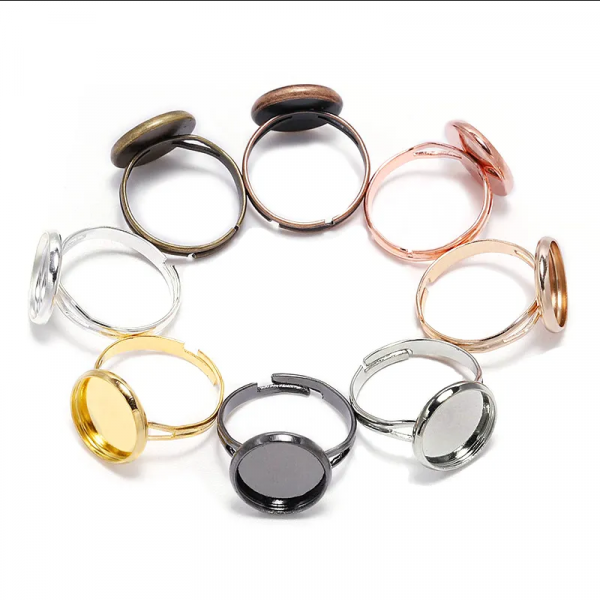 The basis for making a ring, size 8*10 - 25*10 mm, 10 pieces