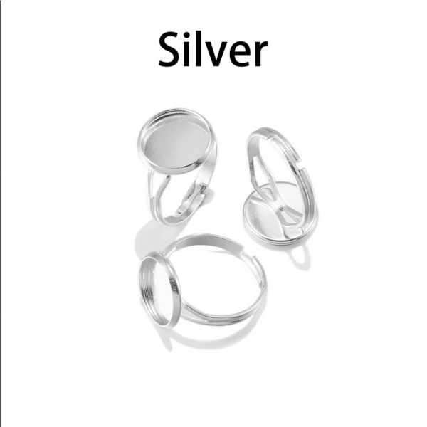 The basis for making a ring, size 8*10 - 25*10 mm, 10 pieces