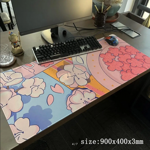 Kawaii style mouse pad, size and print in stock