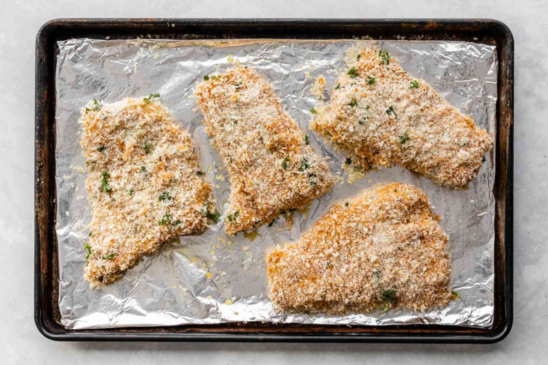 Panko-Crusted Baked Haddock