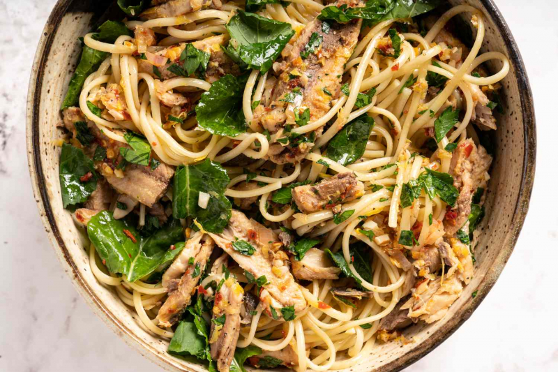 Quick and Easy Lemon Sardine Pasta Recipe