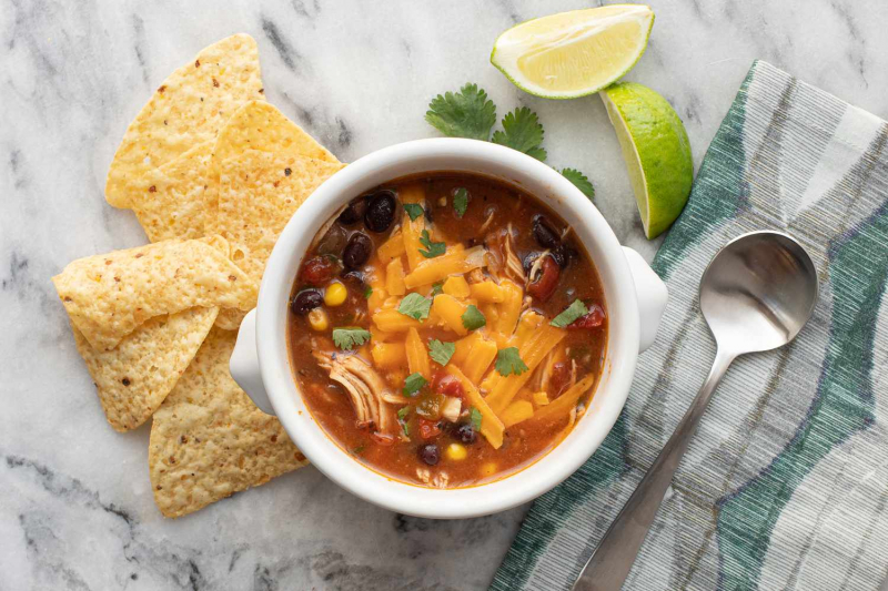 Instant Pot Chicken Tortilla Soup Recipe