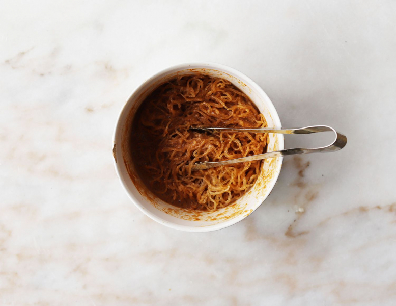 Spicy Tahini Kelp Noodles