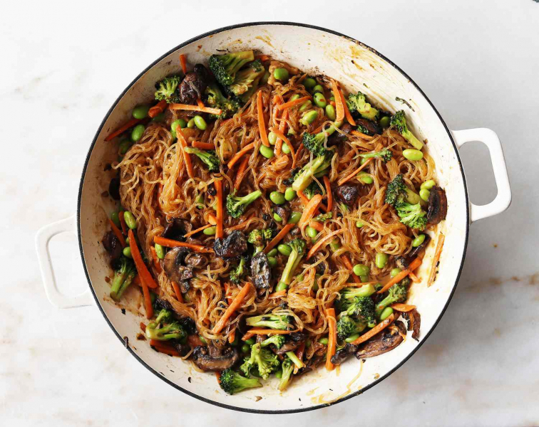 Spicy Tahini Kelp Noodles