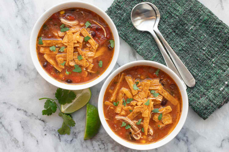 Instant Pot Chicken Tortilla Soup Recipe