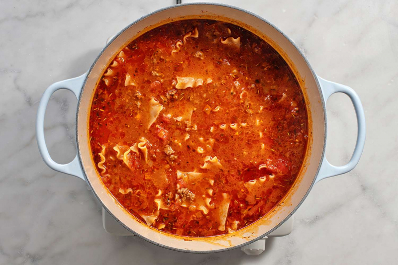 Lasagna Soup