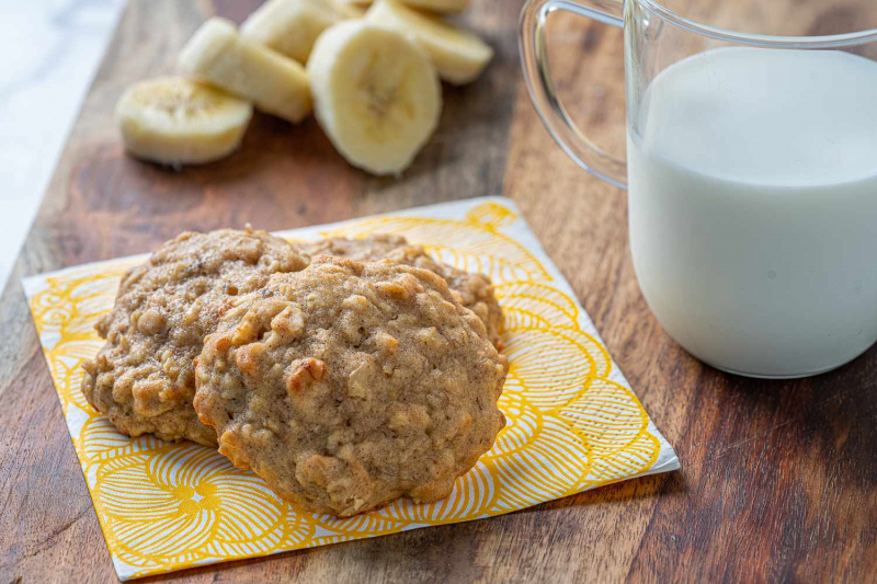 Banana Oatmeal Cookies Recipe