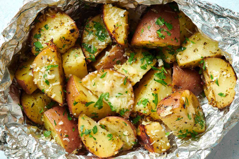 Grilled Parmesan Potatoes Recipe