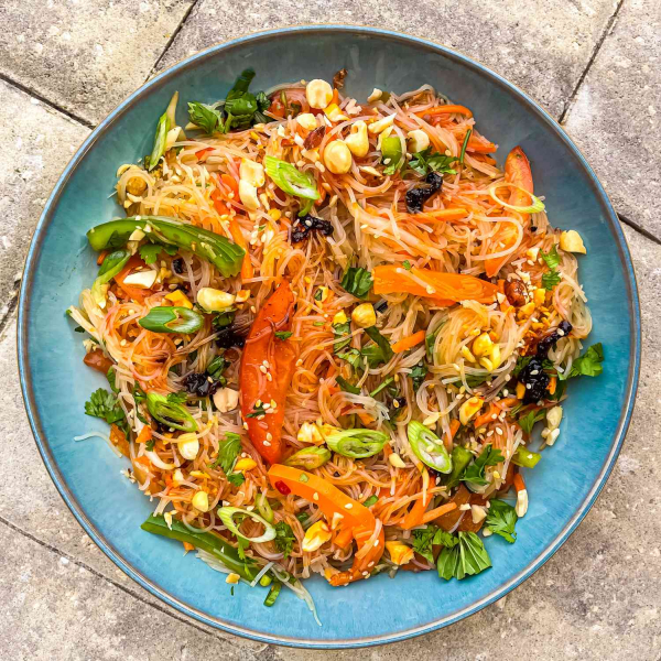 Thai Rice Noodle Salad With Chili-Lime Vinaigrette