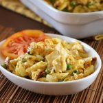 Chicken Pasta Casserole With Cheddar Cheese and Bacon Recipe