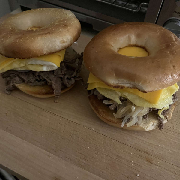 Steak, Egg, and Cheese Bagel