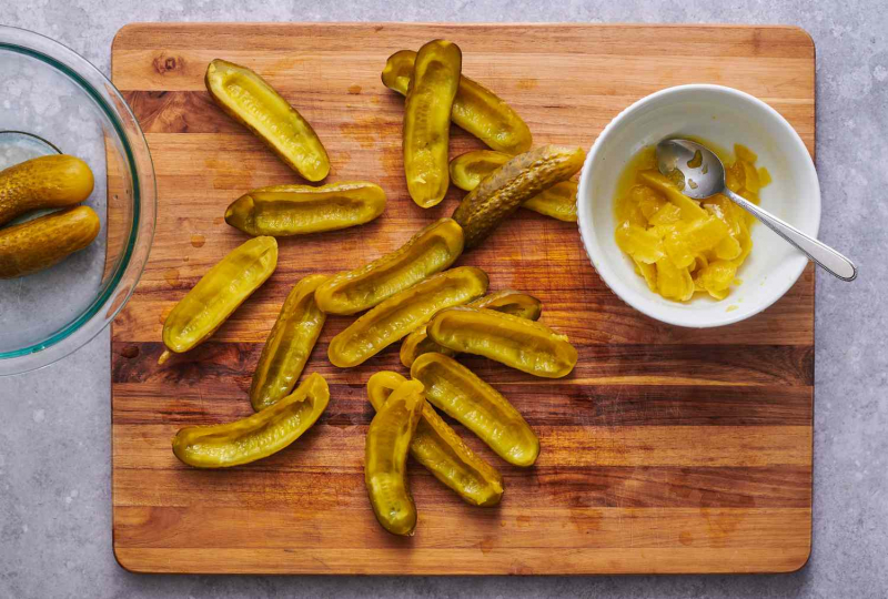 Stuffed Fried Pickles