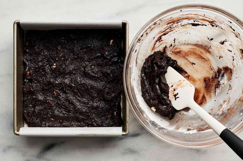 Peppermint Swirl Brownies