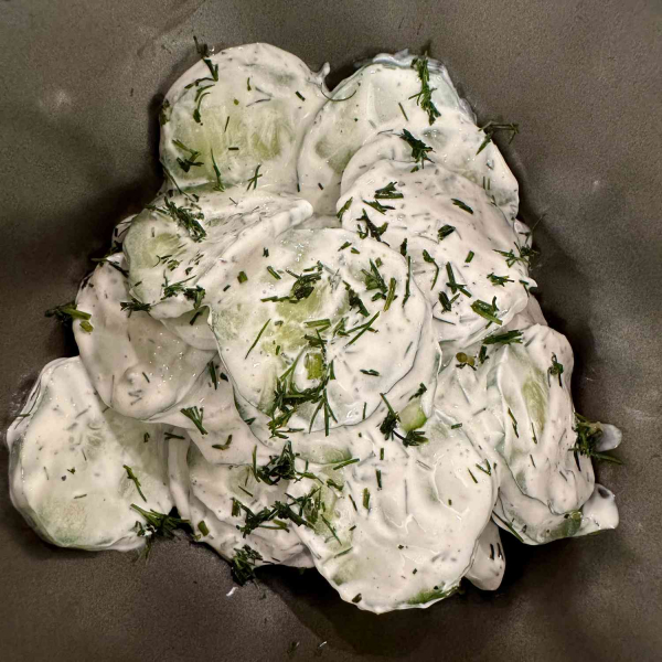 Mizeria (Polish Cucumbers in Sour Cream)