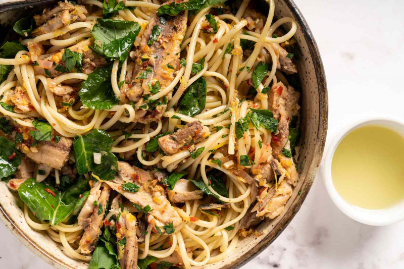 Quick and Easy Lemon Sardine Pasta Recipe