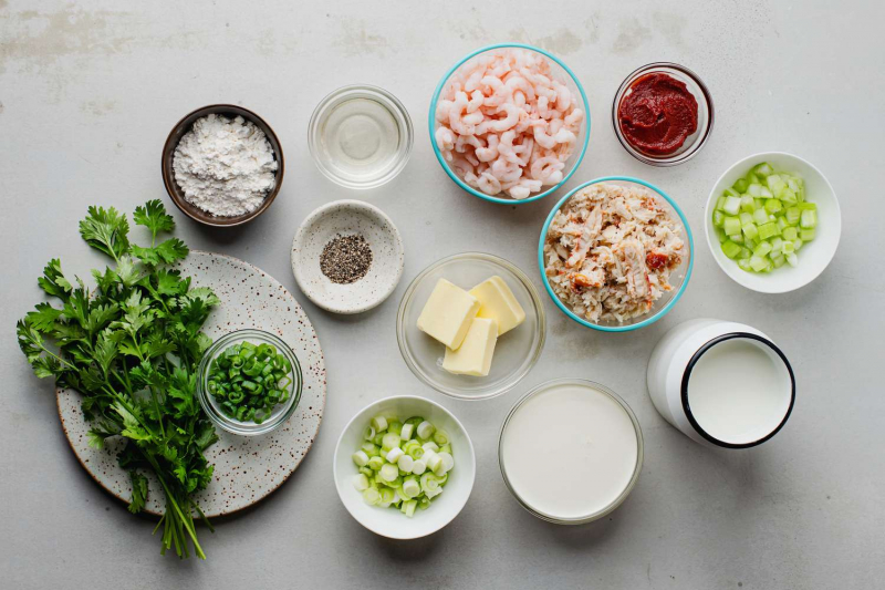 Creamy Shrimp & Crab Seafood Bisque