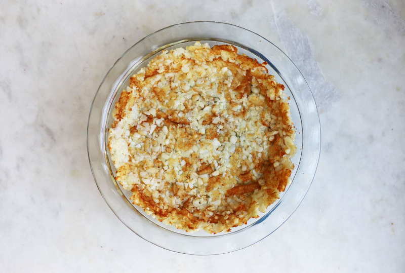 Breakfast Pie With a Hash Brown Crust