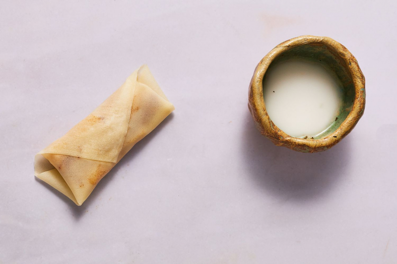 Turon (Banana Lumpia) With Caramel